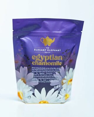 Egyptian Chamomile Tea Organic Loose Leaf Herbal Tea Cozy Calming Supports Stress Relief