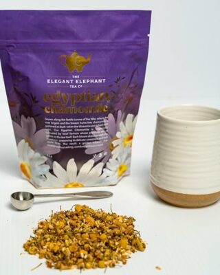 Egyptian Chamomile Tea Organic Loose Leaf Herbal Tea Cozy Calming Supports Stress Relief