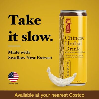 Golden Nest Herbal Tea Swallow Nest Extract 11 Fl Oz 12 Pack