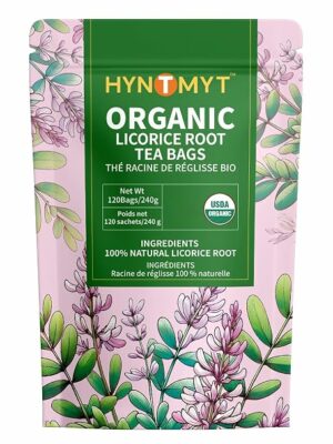 HYNTMYT Organic Licorice Root Tea Bags 120 Teabags