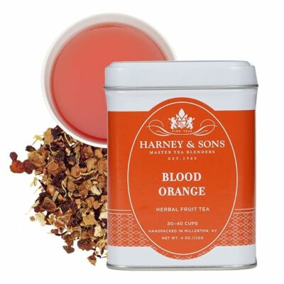 Harney & Sons Blood Orange Herbal Tea Loose Leaf Tin 4 oz
