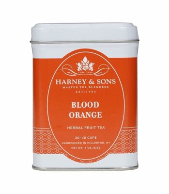 Harney & Sons Blood Orange Herbal Tea Loose Leaf Tin 4 oz