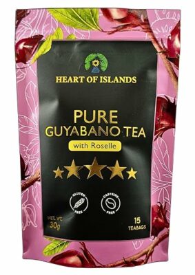 Heart of Islands KOSHER & HALAL Certified Soursop 15 Tea Bags