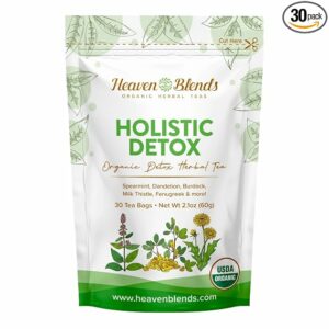 Heaven Blends Organic Holistic Detox Tea 30 Sachets
