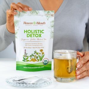 Heaven Blends Organic Holistic Detox Tea 30 Sachets