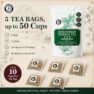 Herb Guru Herbal Tea Caffeine Free 5 Tea Bags