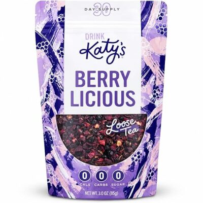 Katy’s Berry Loose Leaf Tea Fruity Herbal Tea Caffeine Free