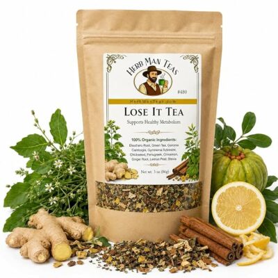 LOSE IT TEA For Healthy Metabolism & Digestive Balance Organic Loose Leaf Tea