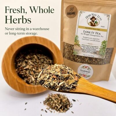 LOSE IT TEA For Healthy Metabolism & Digestive Balance Organic Loose Leaf Tea