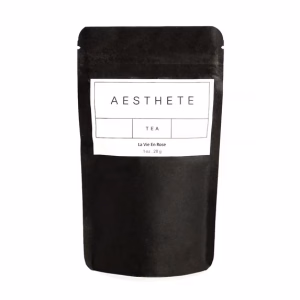 La Vie En Rose Herbal Blend Tea Tulsi Rose Caraway Fennel Organic