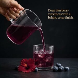 Leaf & Willow Blueberry Hibiscus Tea Loose Leaf Caffeine Free