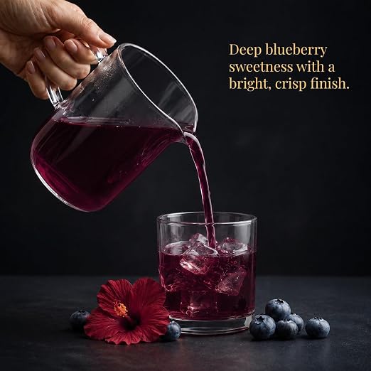 Leaf & Willow Blueberry Hibiscus Tea Loose Leaf Caffeine Free