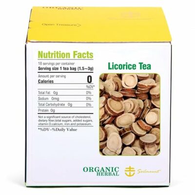 Licorice Tea Pure Herbal Tea Natural Ingredients 18 Tea Bags