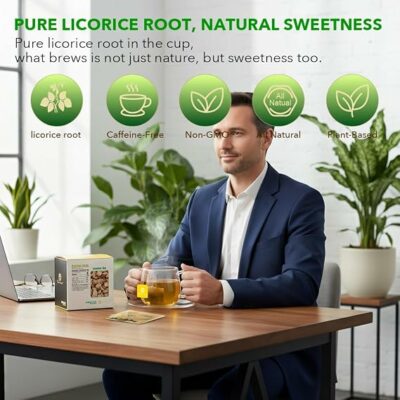 Licorice Tea Pure Herbal Tea Natural Ingredients 18 Tea Bags