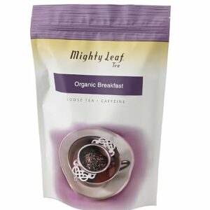 Mighty Leaf Organic Breakfast Loose Leaf Black Tea 1 lb Bulk Pouch