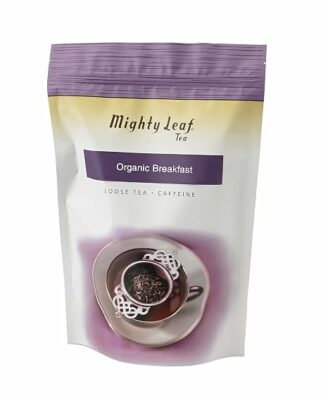 Mighty Leaf Organic Breakfast Loose Leaf Black Tea 1 lb Bulk Pouch