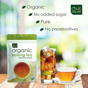 ONE ORGANIC Instant Oolong Tea Powder 125 Servings