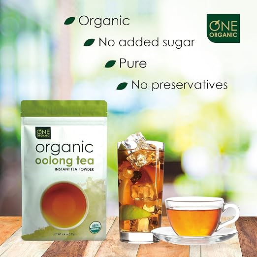 ONE ORGANIC Instant Oolong Tea Powder 125 Servings