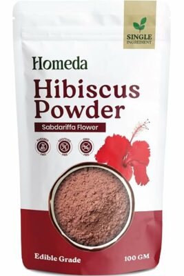 Organic Hibiscus Powder for Hair Growth 100g Pure Sabdariffa Flower Powder