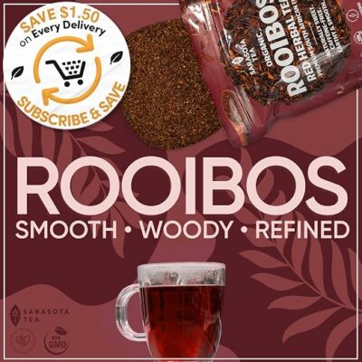 Organic Rooibos Tea 1 lb 16 Oz Certified Organic South African Red Rooibos Loose Leaf Tea