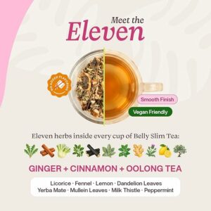 Pella Nutrition Belly Slim Caffeinated Loose Leaf Tea 25 Servings