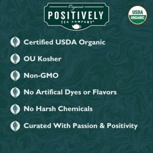 Positively Tea Organic Very Berry Citrus Herbal Tea Loose Leaf 16 Ounce