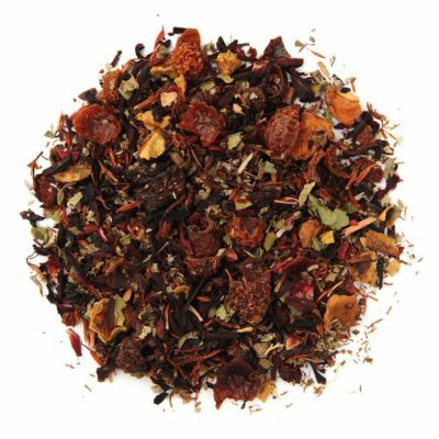 Positively Tea Organic Very Berry Citrus Herbal Tea Loose Leaf 16 Ounce