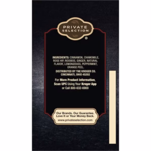Private Selection Sweet Cinnamon Spice Herbal Tea 20 Teabags