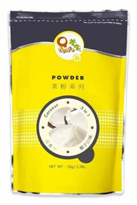 Qbubble Tea Powder Coconut Powder 2.2 Pound