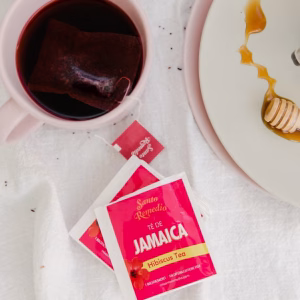 Santo Remedio Te De Jamaica Hibiscus Tea Antioxidant Tea Bags 24 Count