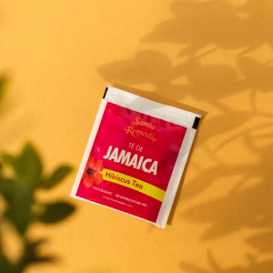 Santo Remedio Te De Jamaica Hibiscus Tea Antioxidant Tea Bags 24 Count