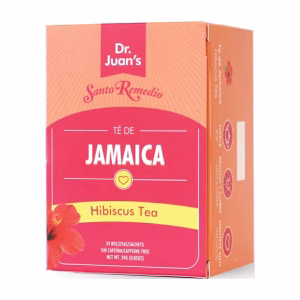 Santo Remedio Te De Jamaica Hibiscus Tea Antioxidant Tea Bags 24 Count