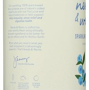 Slingshot Coffee Tea Sparkling Superfruit Blueberry Jasmine 10.5 Ounce