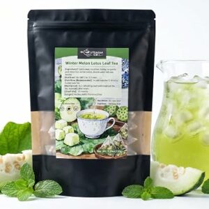TEAKAA Winter Melon & Lotus Leaf Tea Traditional Chinese Herbal Blend for Weight Management 30 Teabags