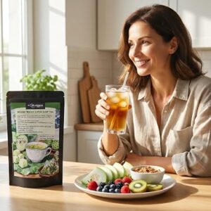 TEAKAA Winter Melon & Lotus Leaf Tea Traditional Chinese Herbal Blend for Weight Management 30 Teabags