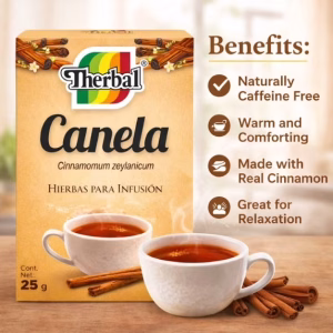 Therbal Cinnamon Herbal Tea 25 Tea Bags Natural Cinnamon Herbal Tea
