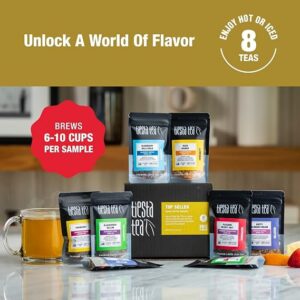 Tiesta Tea Top 8 Favorites Sampler Set Loose Leaf Up to 80 Cups