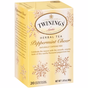 Twinings Peppermint Cheer Herbal Tea Bags 20 Count