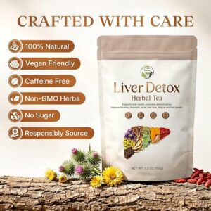 Vital Tea Liver Detox Herbal Tea Liver Cleanse Detox Tea Blend Loose Leaf