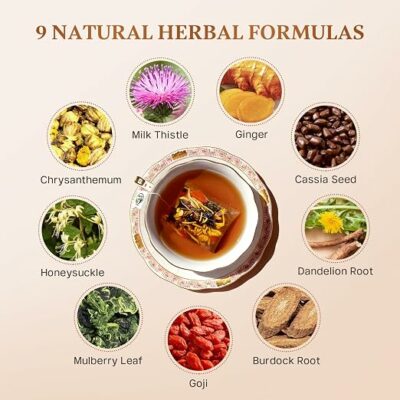 Vital Tea Liver Detox Herbal Tea Liver Cleanse Detox Tea Blend Loose Leaf