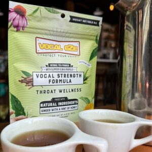 Vocal Eze Herbal Throat Coat Tea 24 Servings 9 Botanical Voice Soothing Ingredients