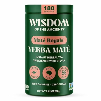 Wisdom of the Ancients Instant Yerba Mate Tea Powder Mate Royale 2.82 Oz
